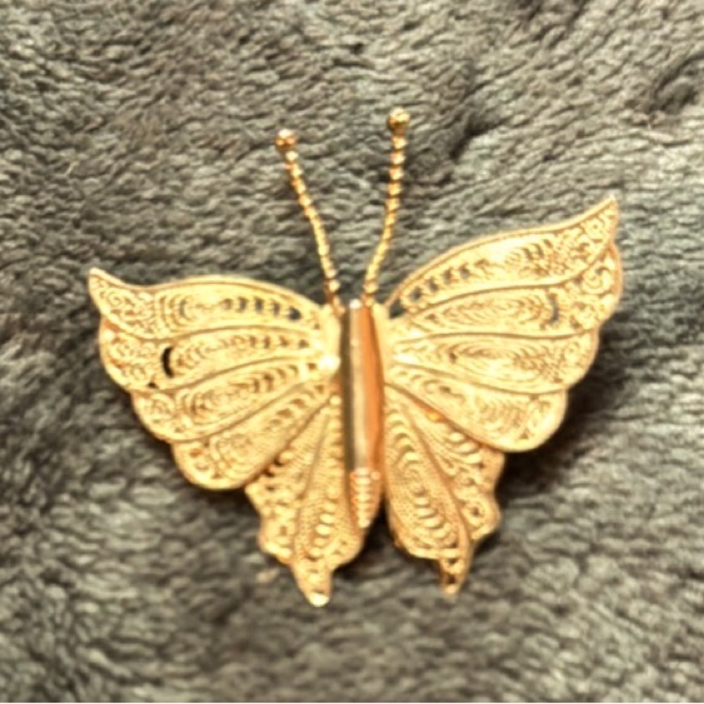 Filigree Butterfly Pin